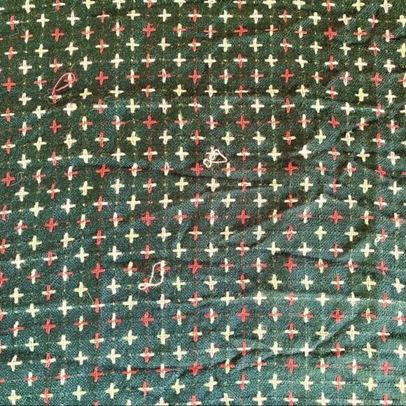 Goth Cross Knit Fringed Warm Scarf Wrap - Picture 3 of 4